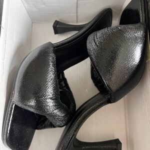 Sleek Black Women's Heels